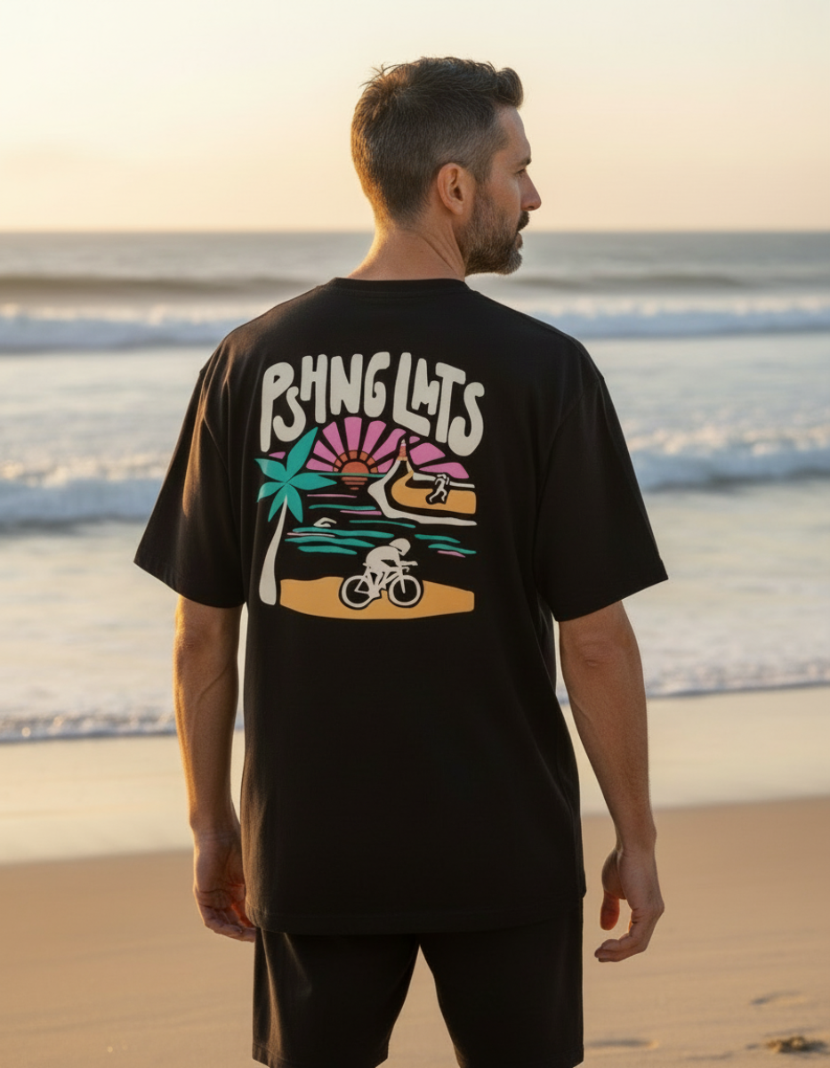 TRI to the beach Shirt [black]