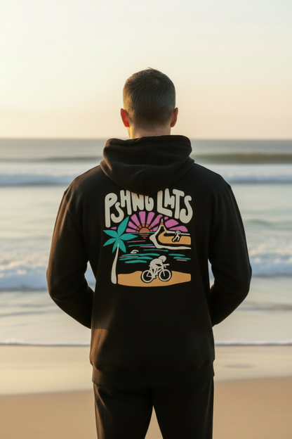 TRI to the beach Hoody [black]
