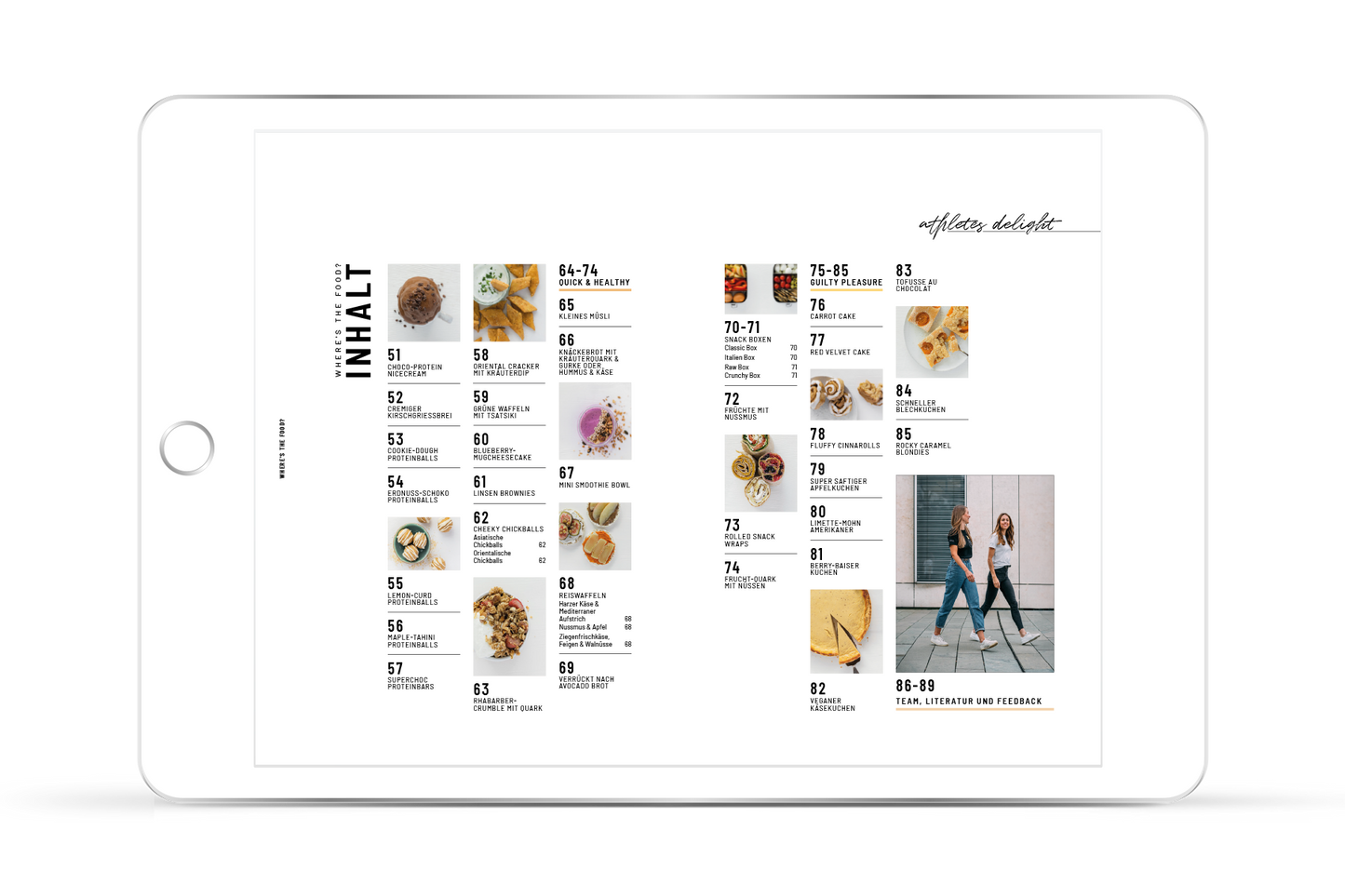 [ebook] where's the food? Kochbuch – Athletes Delight