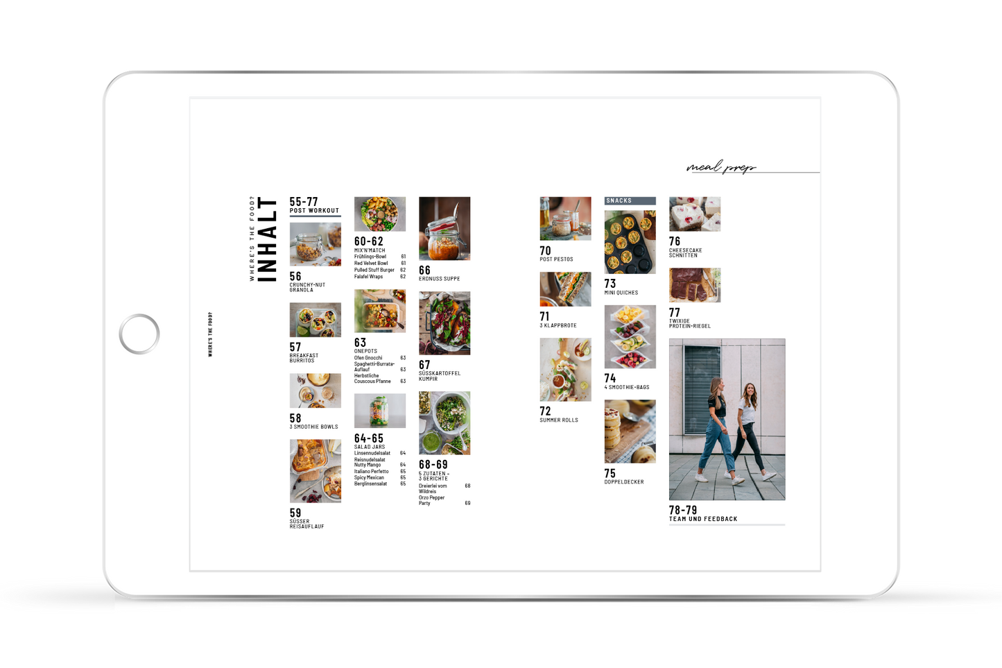 [ebook] where's the food? Kochbuch – Meal Prep für Sportler