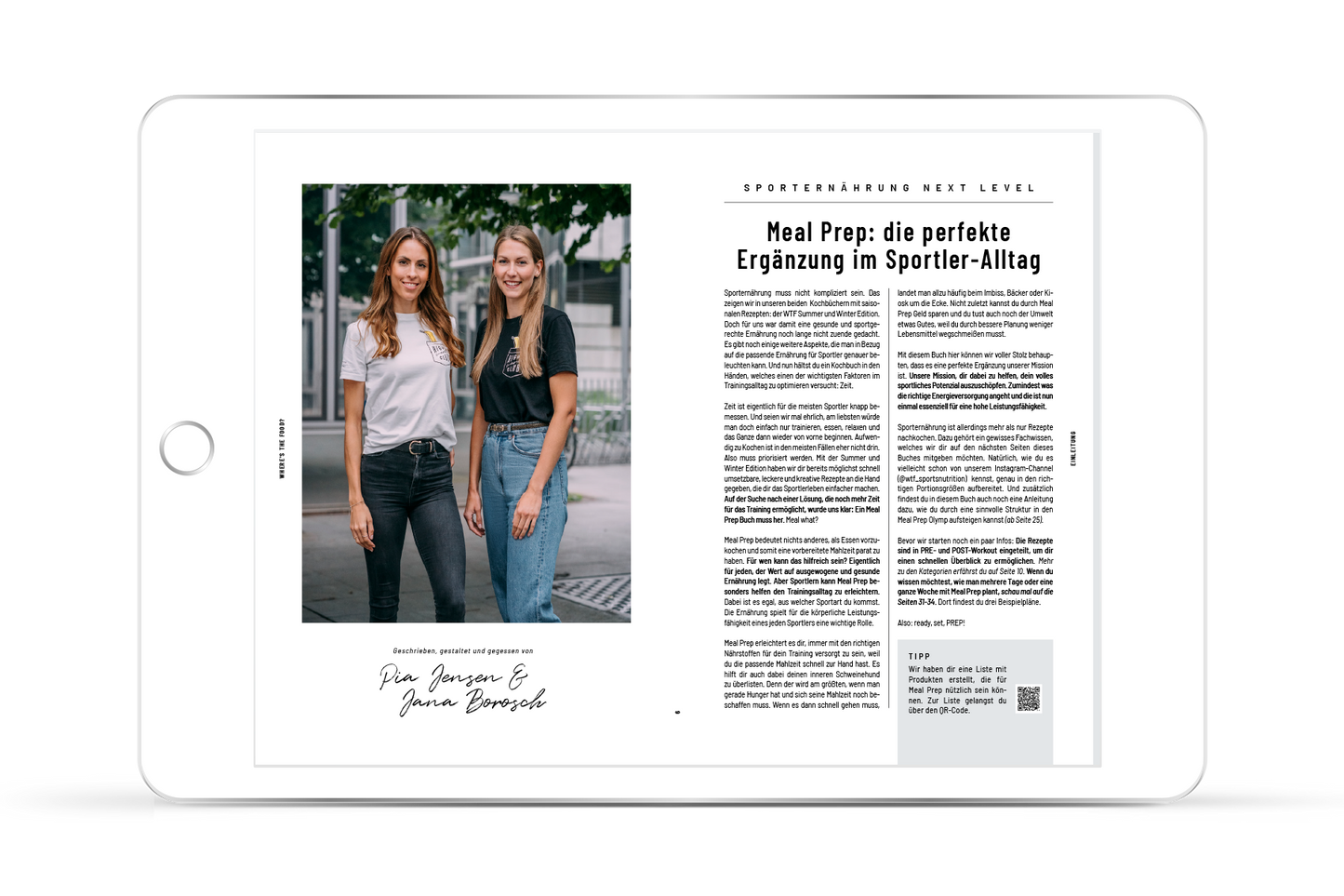 [ebook] where's the food? Kochbuch – Meal Prep für Sportler